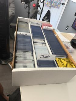Lot Of Pokemon, Football, Soccer, Baseball, Basketball, Hockey Cards