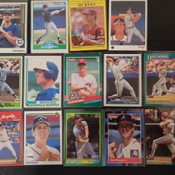 Dale Murphy 19+ Baseball Card Lot 