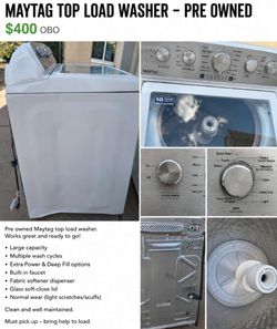 Maytag washer