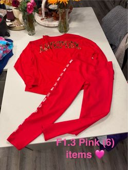 6 items PINK 🩷Victoria's Secret, Hoodie, sweatshirt, long sleeve, legging, tee