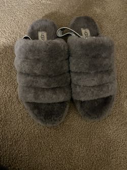 Ugg slippers gray size 8