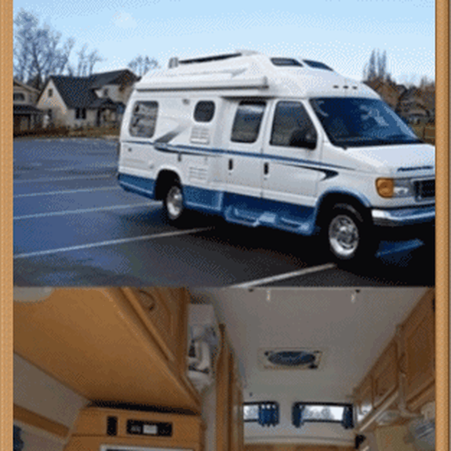 Photo Price $1200 Motorhome Ford E350 insulated throughout