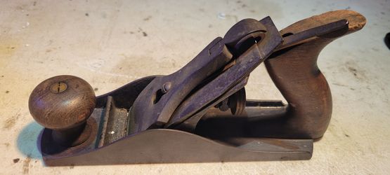 Stanley Bailey No 4 9.5" Bench Plane 1(contact info removed) Corrugated Bottom