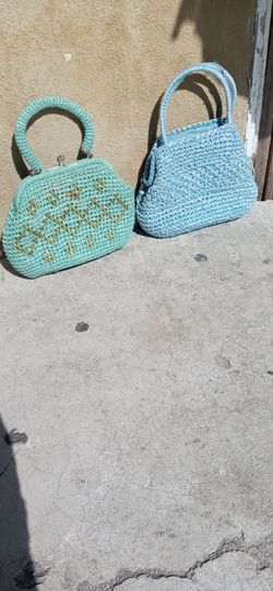 2 vintage hand bags