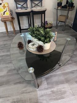 Coffee table set for the dining room