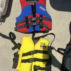 2 Small Children’s Life Jackets