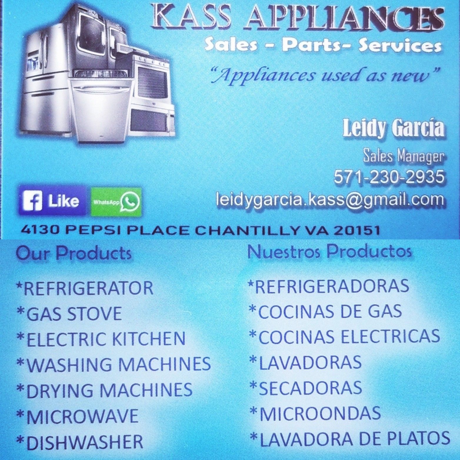 KASS APPLIANCES