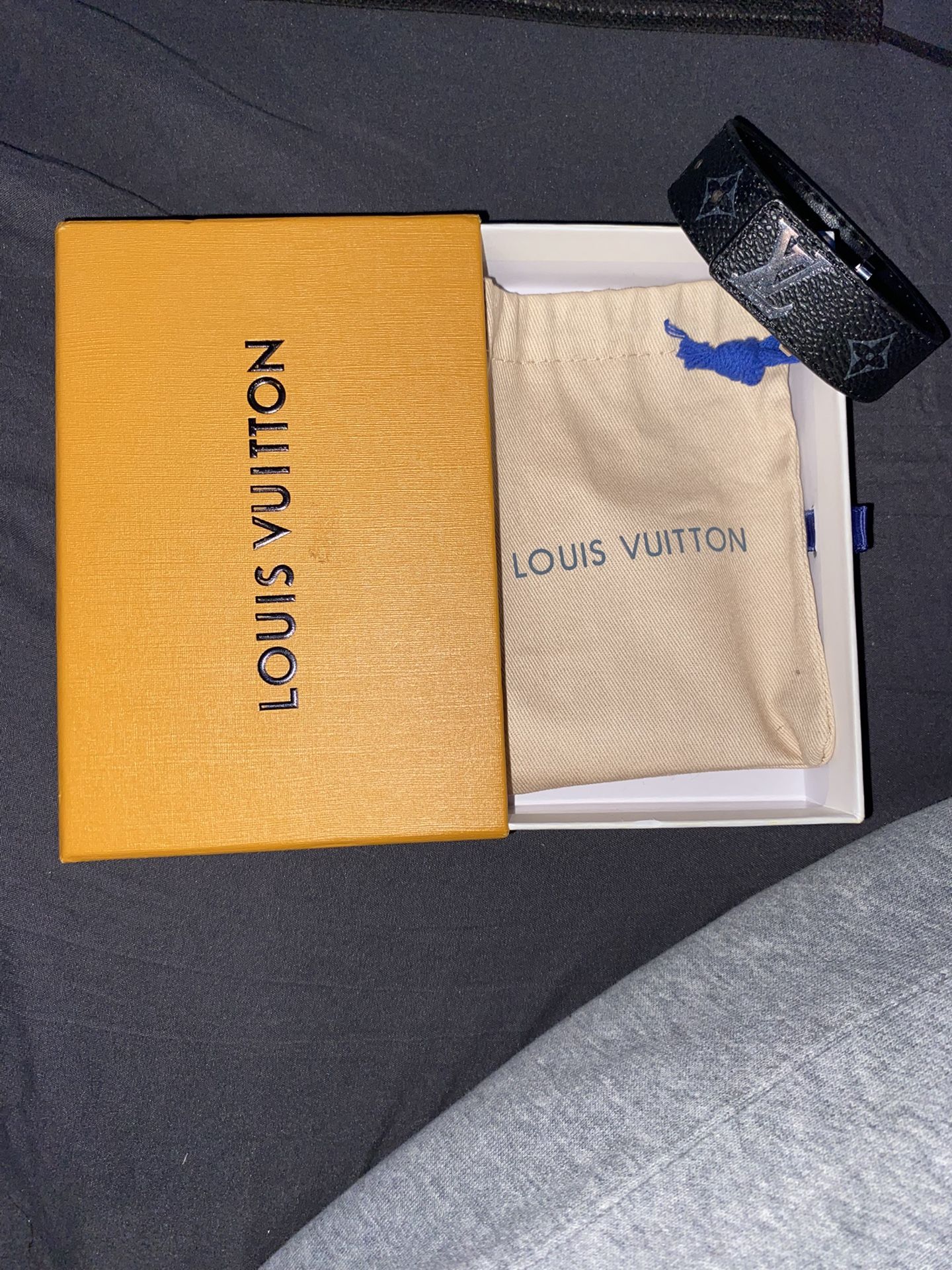Lv Leather Bracelet 