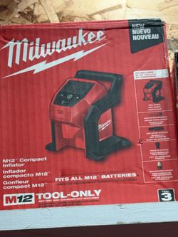 Milwaukee new inflator M12
