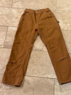 Carhartt Brown Double Knee Work Pants
