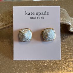 **NEW** Kate Spade Opal Glitter Stud Earrings 