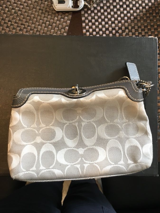 Coach wristlet purse