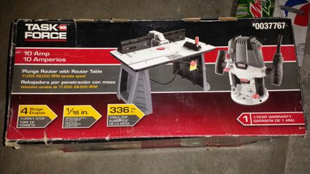 Task force router sale table