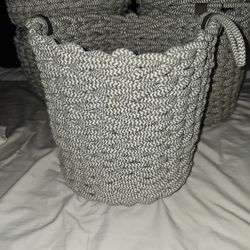 Project 62 Gray Storage Baskets Brand New