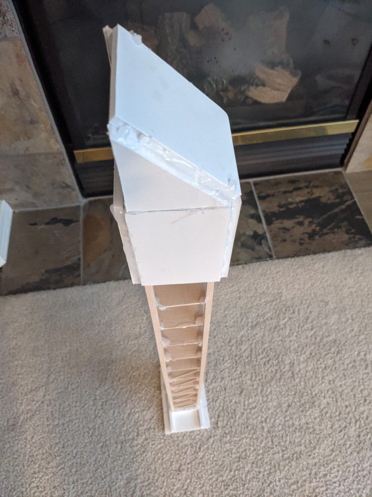 Balsa Wood Earthquake Tower Model