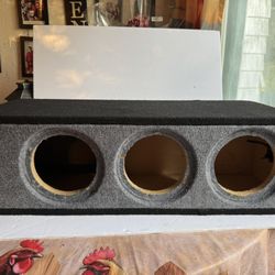 triple 6.5"Subwoofer or midrange or Horn box Ported