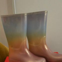SIZE:13 / GIRLS/ RAINBOOTS