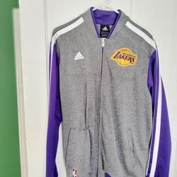 Lakers Zip Up Sweat Shirt 