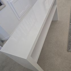 Ikea console table white glossy 55x15.5x25.5
