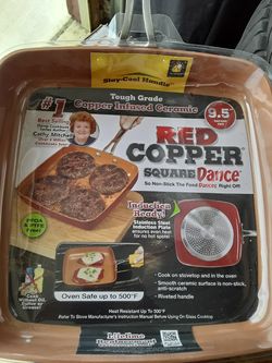 Brand new copper nonstick pan