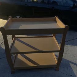 Wooden Baby Changing Table 