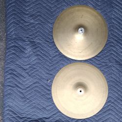 Vintage Ufip 14 In 60s Thin Hi-hat Symbols
