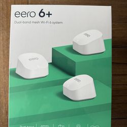 (Brand new) Eero 6+ mesh wifi system (3-pack)