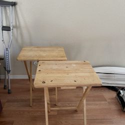 Folded Dinner Tables Side Tables 