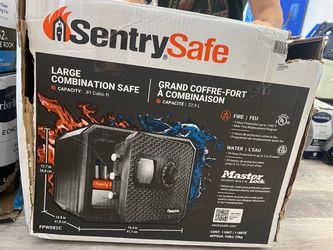 SentrySafe 0.8-cu ft Fire Resistant Waterproof Small Home safe with Combination Lock - no key