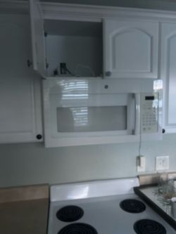 GE Over-the-Range White Microwave