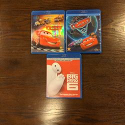 Like-new Disney Blu-ray + DVD Movie Sets