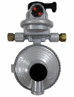 RV Propane Regulator 2 Stage Auto Changeover Dual Tank 345,000 BTU 3/8” NPT Camper Trailer LP Gas Re