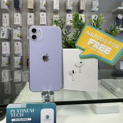 iPhone 11 Unlocked Purple Color Like New 256Gb