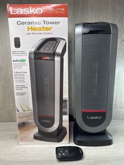 Lasko CT22425 1500W Ceramic Tower Heater With Remote & Original Box  (A1D032740)