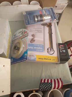 Plumbing Fixtures, Tools, Water Lines PEX, And Small Hand Tool Packs Cremps