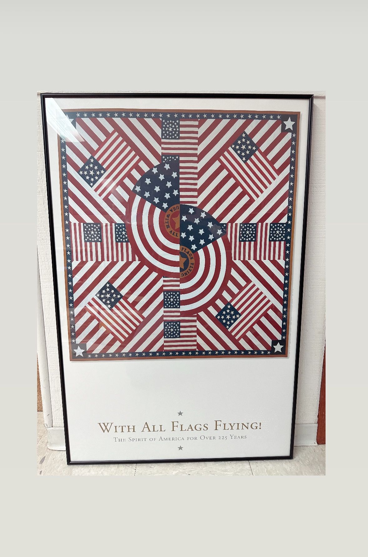 “With All Flags Flying” Studio Hinrichs Framed Print 🇺🇸