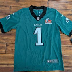 New - Eagles Jersey #1 Hurts Superbowl Size s 