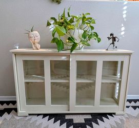 Pacific Stackable Cabinet with Sliding Glass Doors