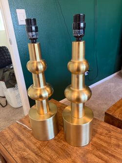 Gold lamps