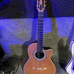 90s Nylon Ovation Acoustic Electric Rare