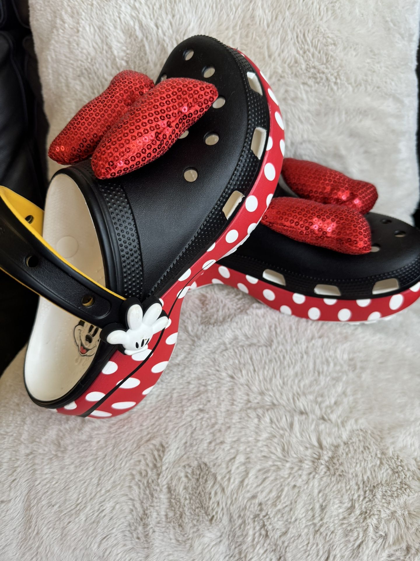 BRAND NEW/Minnie Mouse Classic Platform Clog W(10