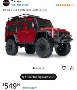 Traxxas TRX-4 Defender Clipless-Brown
