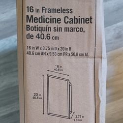 16 Inch Medicine Cabinet New (Price Reduced)