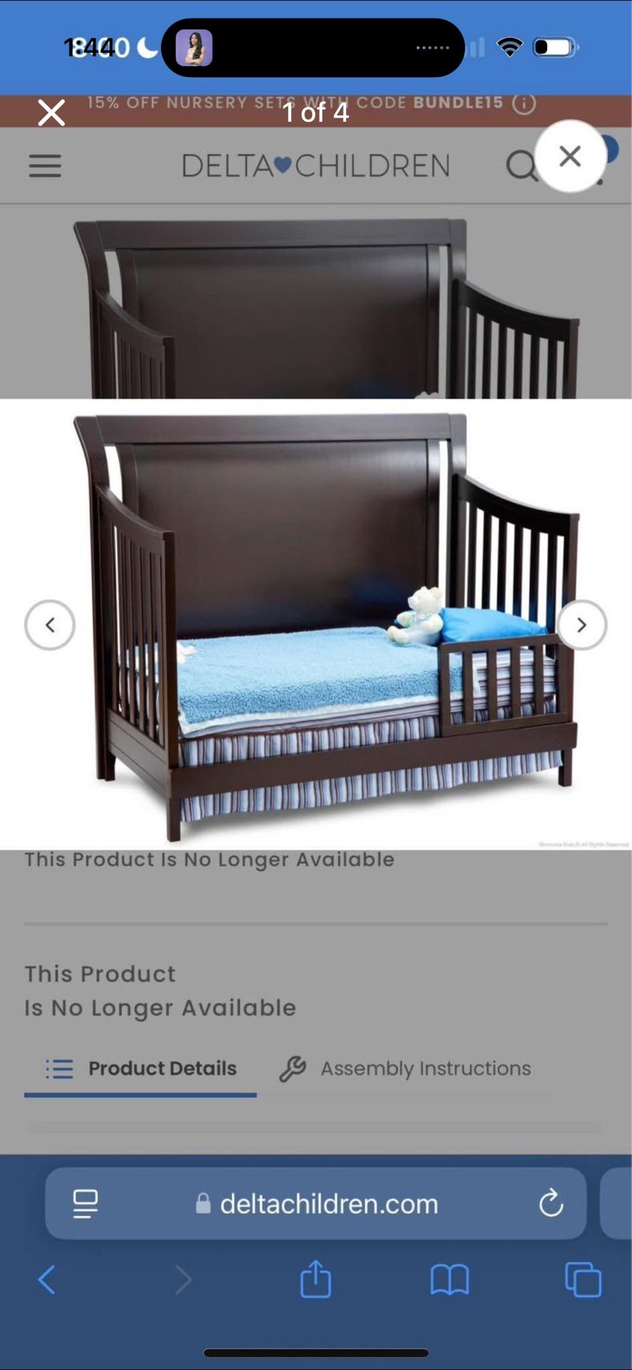 Bed Frame / Crib