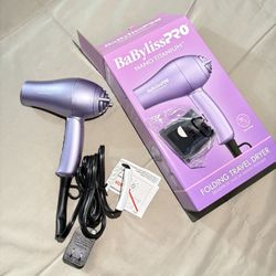 BabyBlissPRO Folding Travel Hair Dryer 