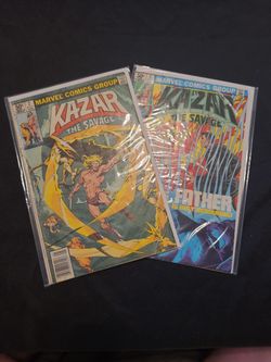 Kazar #2,7 Comic Books