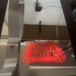 Stella Artois Mirror With Glowing Emblem