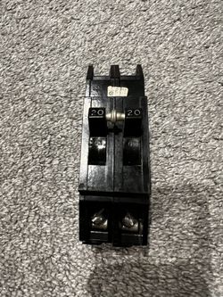 Zinsco 2 Pole 20 Amp Breaker