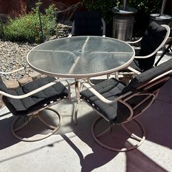 Patio Table With 4 Chairs 
