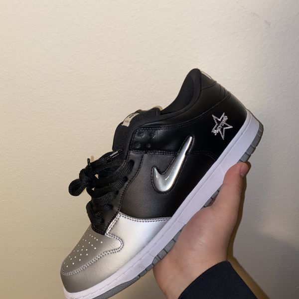 Nike Dunk Pro Supreme Silver And Black Size 11.5 for Sale in Beaverton, OR - OfferUp